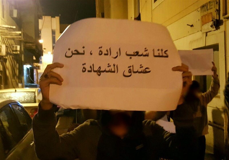 ادامه تظاهرات شبانه در بحرین + فیلم و عکس