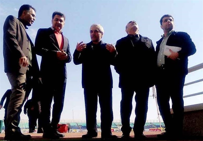 دیدار اعضای هیئت مدیره پرسپولیس با سرخپوشان در ورزشگاه شهید کاظمی