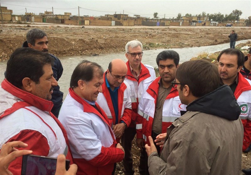 رئیس سازمان امداد و نجات از مناطق سیل زده فارس بازدید کرد