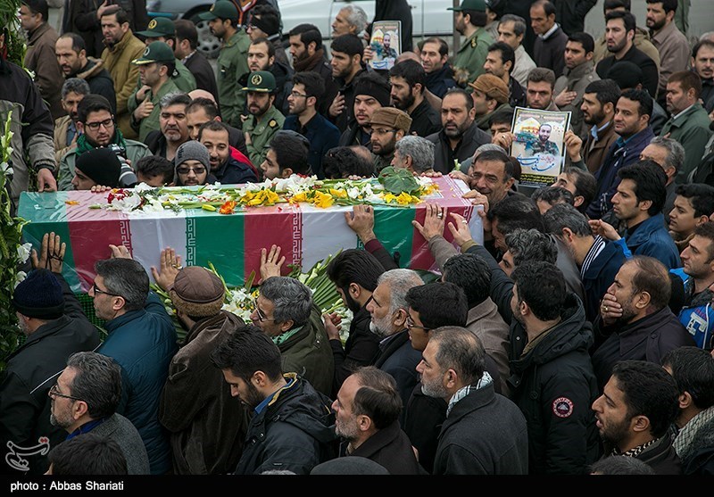 یک شهید مدافع حرم در قم تشییع می‌شود