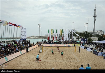 دومین روز مسابقات بین المللی والیبال ساحلی - کیش