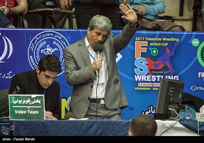 حواشی مسابقات جهانی کشتی آزاد در کرمانشاه