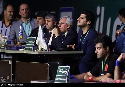 دیدار تیم های ایران و آمریکا - فینال جام جهانی کشتی آزاد