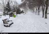 بارش دومین برف زمستانی اردبیل