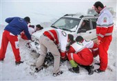 امدادرسانی به 554 نفر گرفتار شده در برف و کولاک در جاده‌های استان اردبیل