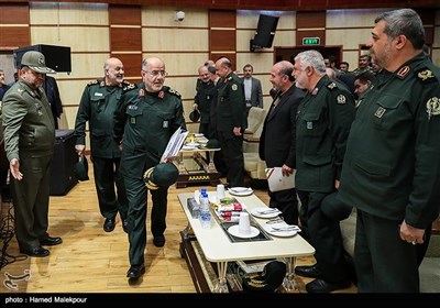 ورود سردار تمیزی معاون هماهنگ‌کننده وزارت دفاع به نهمین جشنواره جوان سرباز