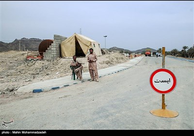 افتتاح بیمارستان صحرایی سپاه در شهرستان سرباز