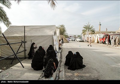 افتتاح بیمارستان صحرایی سپاه در شهرستان سرباز