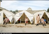 ‌لبخند رضایت مردم &quot;روستای گشکی&quot; کامیاران از خدمات رایگان بیمارستان صحرایی سپاه