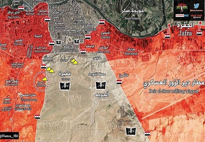 Syria Army Missile Hits Daesh Position in Deir Ez-Zor