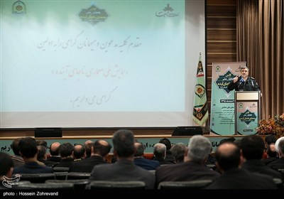 سخنرانی سردار حسین اشتری فرمانده نیروی انتظامی در نخستین همایش ملی معماری ناجای آینده