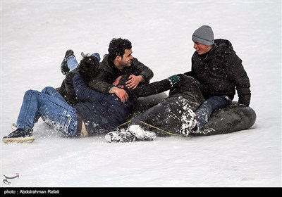 تفریحات زمستانی در همدان