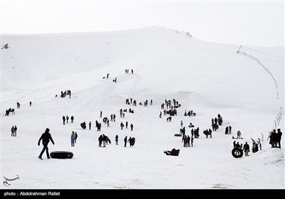 تفریحات زمستانی در همدان