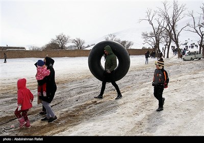 تفریحات زمستانی در همدان