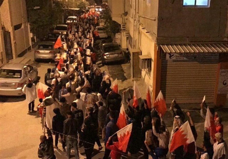 تظاهرات شبانگاهی بحرینی‌ها در آستانه محاکمه شیخ‌عیسی‌قاسم + تصاویر