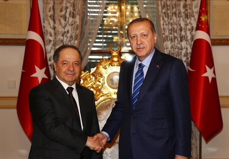 سفر بارزانی به ترکیه و دیدار با اردوغان
