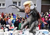 کارناوال آلمانی‌ها برای دست‌انداختن ترامپ و برگزیت + تصاویر
