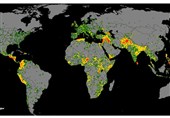 توزیع جغرافیایی حوادث تروریستی در نیم قرن اخیر