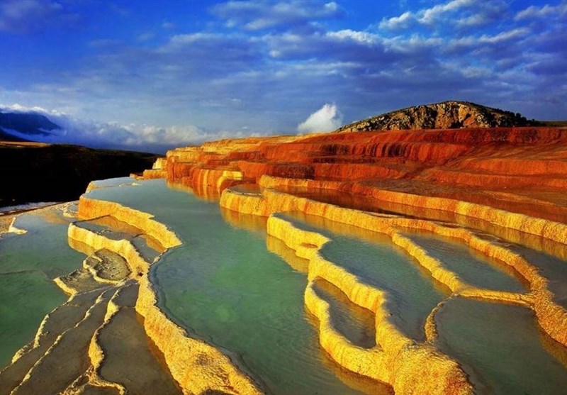 Badab-e Surt: A Step Terraced Hot Spring in Iran