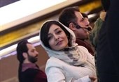 هنرپیشه زن ایرانی تماشاگر ویژه بازی پرسپولیس