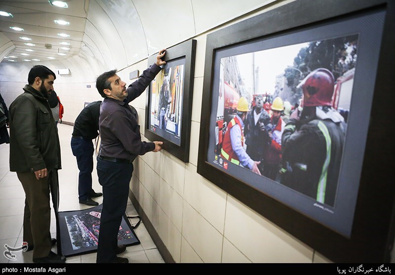 افتتاح نمایشگاه عکس حادثه پلاسکو