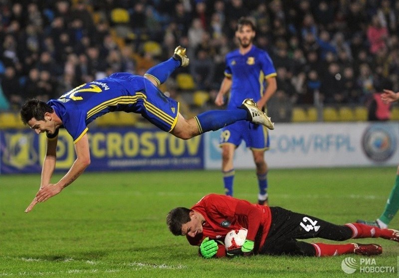 سردار عالی‌ترین نمره‌اش در فصل جاری لیگ برتر روسیه را گرفت + عکس