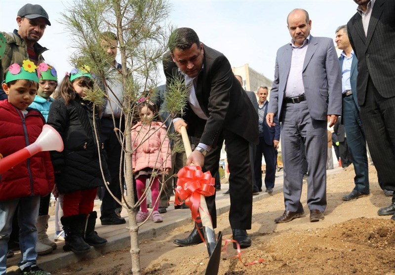 مراسم جشن روز درختکاری در زنجان برگزار شد+ تصاویر