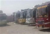 14 سو افراد مشتمل 36 بسوں کو باحفاظت کوئٹہ پہنچا دیا گیا/ باقی ماندہ زائرین سیکورٹی کانوائے کے انتظار میں