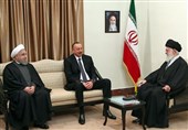 رئیس‌جمهوری آذربایجان با امام خامنه‌ای دیدار کرد