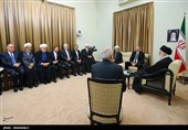 دیدار رئیس جمهور آذربایجان با مقام معظم رهبری