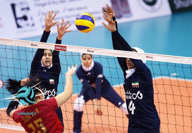 Iran Comes 9th in Asian Youth Girls Volleyball Championship