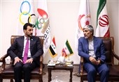 دیدار هاشمی با وزیر ورزش و جوانان عراق