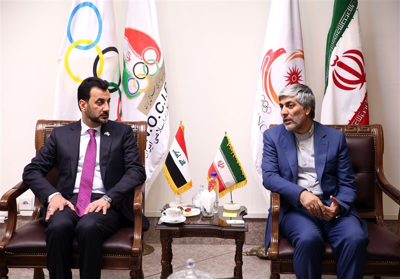 دیدار هاشمی با وزیر ورزش و جوانان عراق - اخبار تسنیم - Tasnimدیدار هاشمی با وزیر ورزش و جوانان عراق