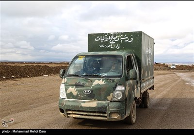 حضور مجاهدین حشد الشعبی در شمال تلعفر در عملیات موصل