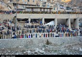 Ancient Ceremony in Iranian Kurdish Village in Celebration of Norooz