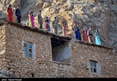 Ancient Ceremony in Iranian Kurdish Village in Celebration of Norooz