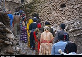 Ancient Ceremony in Iranian Kurdish Village in Celebration of Norooz