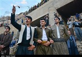 Ancient Ceremony in Iranian Kurdish Village in Celebration of Norooz