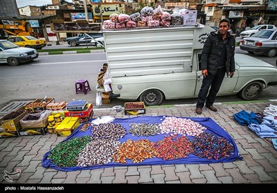 People Shop at Local Bazaar Few Days before Iranian New Year