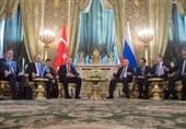 تمجید پوتین از همکاری نظامی با ترکیه درباره حل بحران سوریه/اردوغان: مذاکرات ما در بهبود اوضاع منطقه مؤثر است