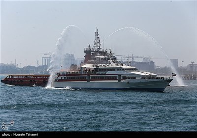 مانور امداد و نجات و ایمنی دریایی در کیش