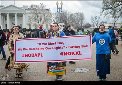 Native Americans Rally in Washington against Dakota Pipeline