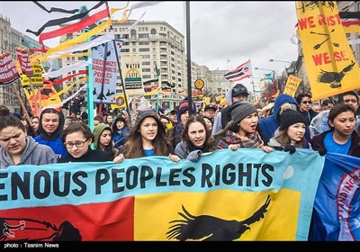 Native Americans Rally in Washington against Dakota Pipeline