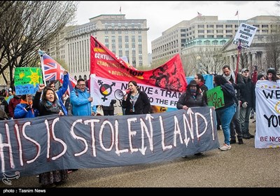 Native Americans Rally in Washington against Dakota Pipeline