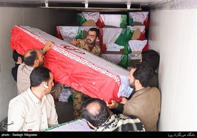 Bodies of 165 Iranian Martyrs Repatriated from Iraq