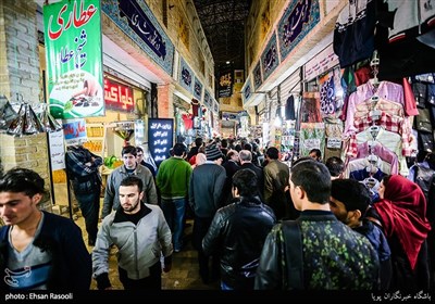 Old Bazaar in North Tehran Swarms with Customers ahead of Nowruz