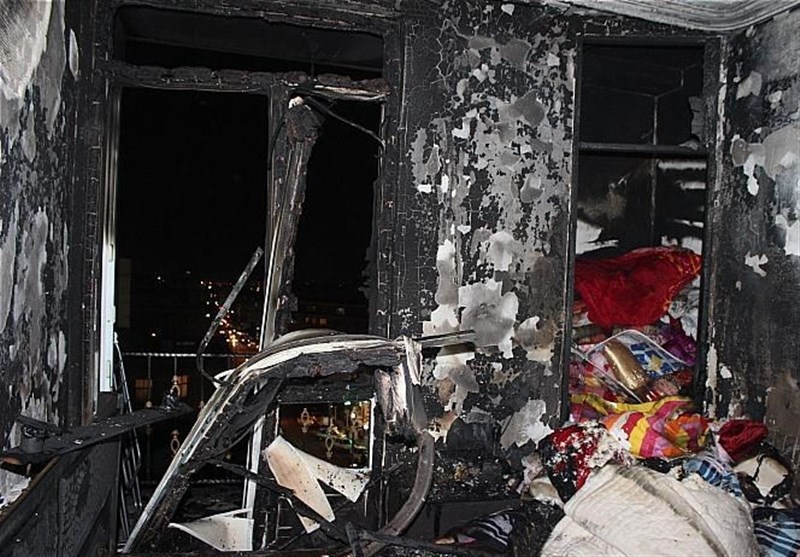 آتش‌سوزی منزل مسکونی در شب چهارشنبه‌ آخر سال + تصاویر
