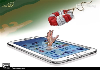کاریکاتور/ نه به دنیای مجازی در ایام نوروز