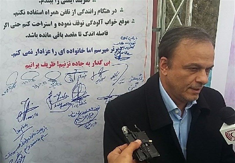 استاندار کرمان پویش مردمی&quot;نه به تصادفات&quot; در کرمان را امضاء کرد
