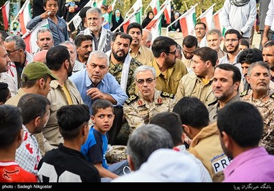 سرلشکر باقری در مناطق عملیاتی جنوب